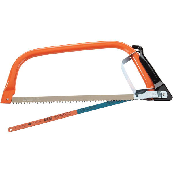 Bahco 9-12-51/3806-KP Bowsaw & Extra Blade 300mm 12in