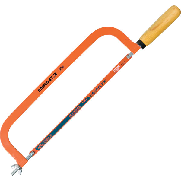 Click to view product details and reviews for Bahco 304 Hand Hacksaw Frame 300mm Blade.