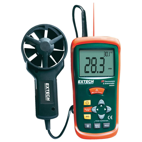 Extech AN200 Anemometer | Rapid Online