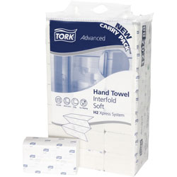 Tork 120288 Hand Towel Interfold Soft H2 Xpress System - 21 Packs Of 136