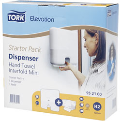 Tork 952100 Elevation Starter Pack - Hand Towel Dispenser - H2 Xpress System