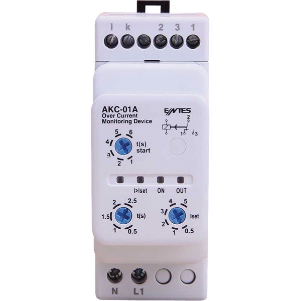 Entes AKC-01A Current Monitoring Relay SPDT-CO 8A