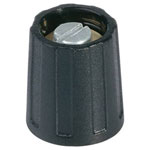 OKW A 25 16 060 Round Combination Knob Ø16mm - Black Without Indicator Line