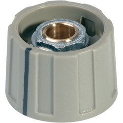 OKW A 26 23 068 Round Combination Knob Ø23mm - Dust Grey With Indicator Line