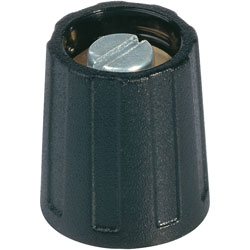 OKW A 25 13 060 Round Combination Knob Ø13.5mm - Black Without Indicator Line