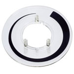 OKW A 44 16 020 Dial For Round/Wing Knob Ø16mm - Transparent W BK Graduation