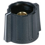 OKW A 28 13 060 Wing Knob With Line Ø13.5mm - Black With White Marker Line