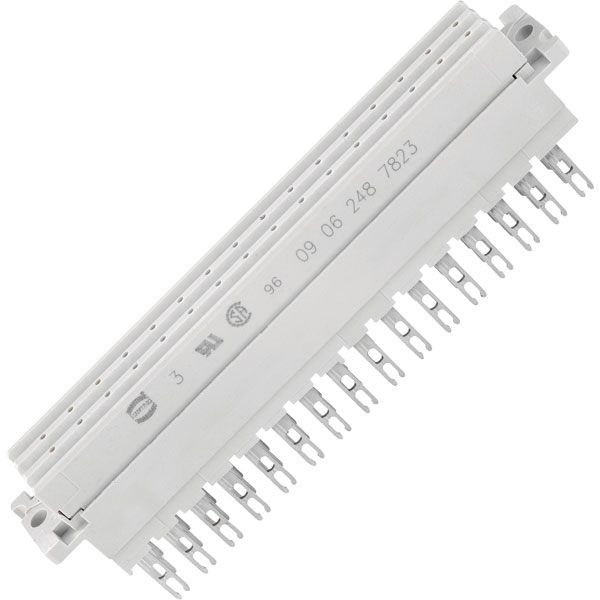 Connecteur DIN 41612 Type F Femelle 48 Broches – Marque HARTING, Montage Par Serrage