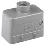 Harting 19 30 010 1420 Han® 10 B Hood Top Entry M20 2 Lever