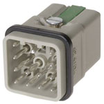 Harting 09 12 012 3001 Han® Q 12/0 Male Han-Quick Lock 400V 0.14-4mm²