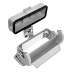 Harting 09 20 016 0321 Han® 16 A Housing Thermo Cover Bulkhead Mount Aluminium