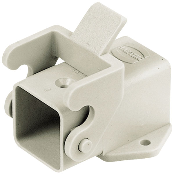 Harting 09 20 003 0820 Han® 3 A Angled Base Housing Bulkhead Therm...