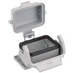 Harting 09 30 006 0302 Han® 6 B Base Panel Housing Bulkhead Thermoplastic