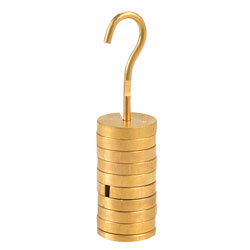 Rapid Slotted Mass Set with Hanger - Brass - 200g