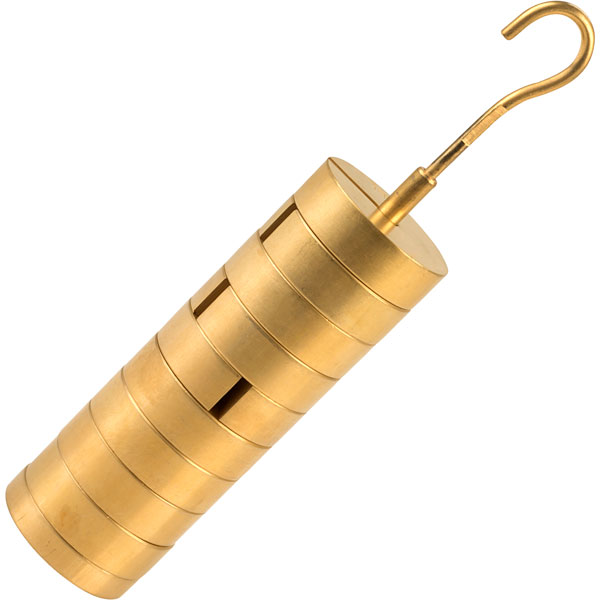 Image of Rapid Slotted Mass Set with Hanger - Brass - 1000g