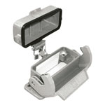 Harting 09 20 010 0321 Han® 10 A Housing Thermo Cover Bulkhead Mount Aluminium