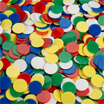 Invicta 075059 16mm Coloured Counters Pack of 1000