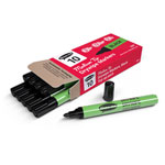 Show-me Black Medium Tip Drywipe Pens - Pack of 10