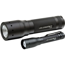 LED-LENSER 8607 & 8603 P7/P3 Flashlight Torches - Twin Pack