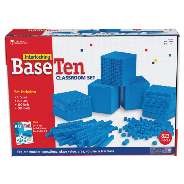 Learning Resources Plastic Base Ten Rods 