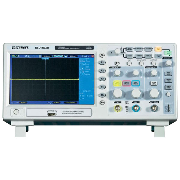 VOLTCRAFT DSO-1062D-VGA Digital Oscilloscope 60MHz with VGA Interface