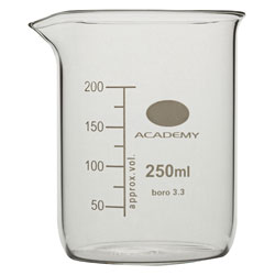 Academy Low Form Beaker 250ml Pack of 12