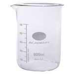 Academy Low Form Beaker 600ml Pack 6