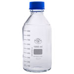 Simax Clear Graduated Lab Bottles 1000ml - Pack of 10