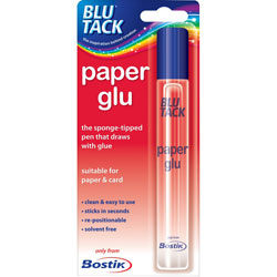 Blu-Tack Paper Glue - Sponge Tipped Pen 50ml