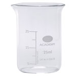 Academy Low Form Beaker 25ml Pack of 12