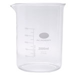 Academy Low Form Beaker 2000ml Pack of 4