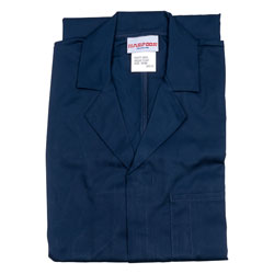 Rapid Polycotton Navy Lab Coat 86cm 34 Chest Size Rapid Electronics