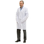 Rapid Polycotton White Lab Coat 122cm (48") Chest Size