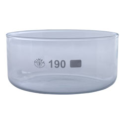 Crystallizing Dish, 100ml - Flat Bottom - Borosilicate Glass