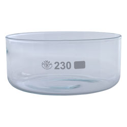 Simax Glass Crystallising Dish with Flat Bottom No Spout 2700ml Ø230mm Pk 4