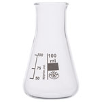 Simax Conical Flask Wide Neck 100ml Pack of 10