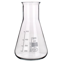 Simax Conical Flask Wide Neck 500ml Pack of 10