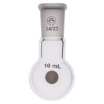 A PLUS Round Bottom Flask Single Neck 10ml, 14/23