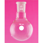 A PLUS Round Bottom Flask Single Neck 100ml, 19/26