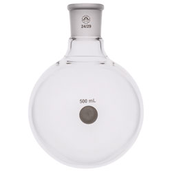 A PLUS Round Bottom Flask Single Neck 500ml, 24/29