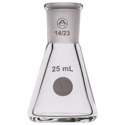 A PLUS Jointed Erlenmeyer Flask 25ml, 14/23