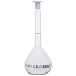 Glassco Volumetric Glass Flask Class B 500ml Pack of 2