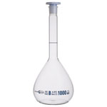 Glassco Volumetric Glass Flask Class B 1000ml Pack of 2