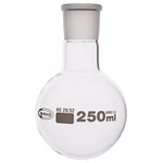 Glassco Jointed Round Bottom Glass Flask with Short Neck 250ml, 29/32 Pack of 10