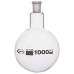 Glassco Jointed Round Bottom Glass Flask with Short Neck 1L, 19/26 Pack of 10