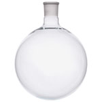 Glassco Jointed Round Bottom Glass Flask with Short Neck 3L, 34/35 Single