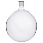 Glassco Jointed Round Bottom Glass Flask with Short Neck 5L, 34/35 Single