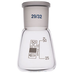 Glassco Conical Jointed Glass Flask 50ml B29 Pack of 10