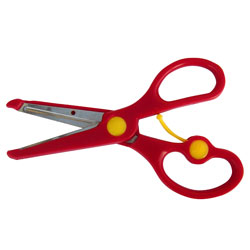 Decree Spring Aid Scissors Pack of 10 Red
