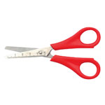 Decree 13cm Ruler Scissors Right Hand Red - Pack of 12